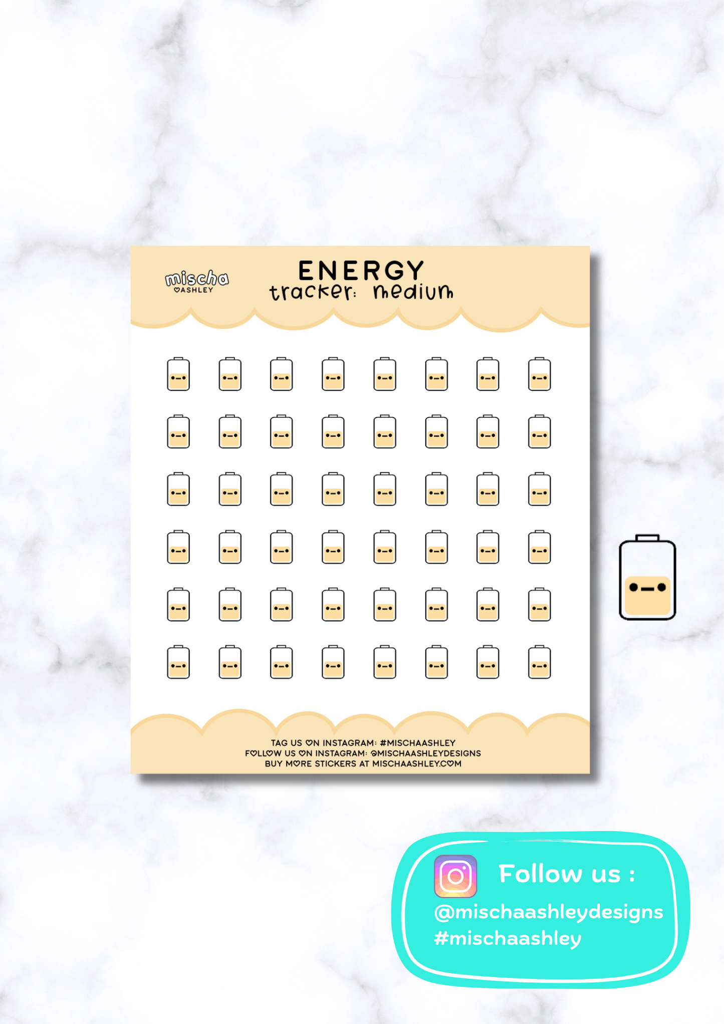 Energy Tracker Sticker Icon