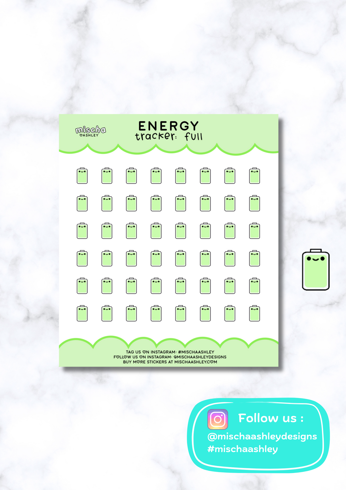 Energy Tracker Sticker Icon