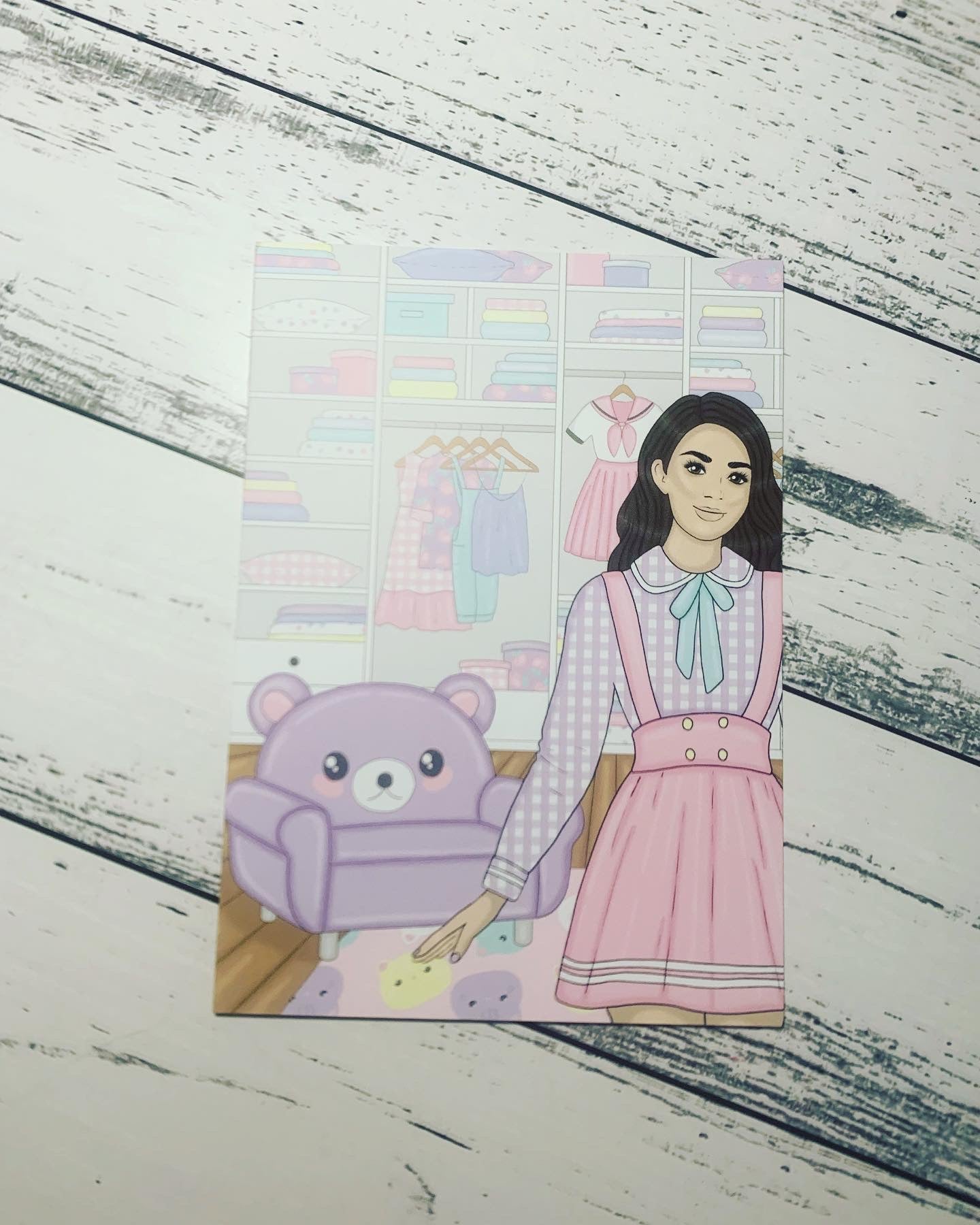 Kawaii Double Sided A6 postcard