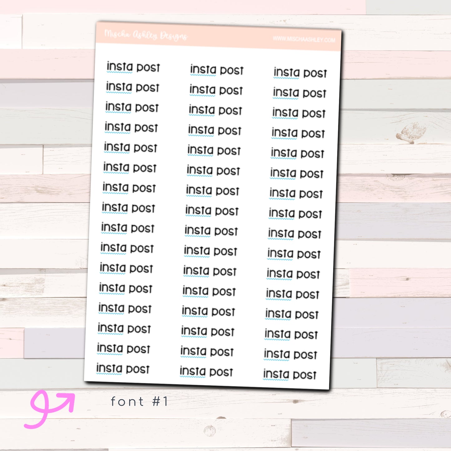 Script stickers | INSTA POST