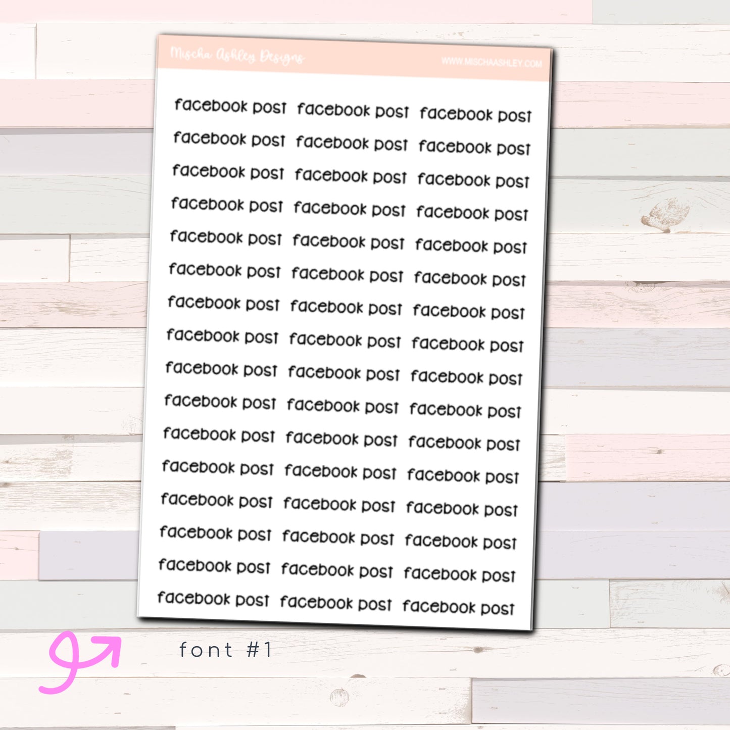 Script stickers | FACEBOOK POST