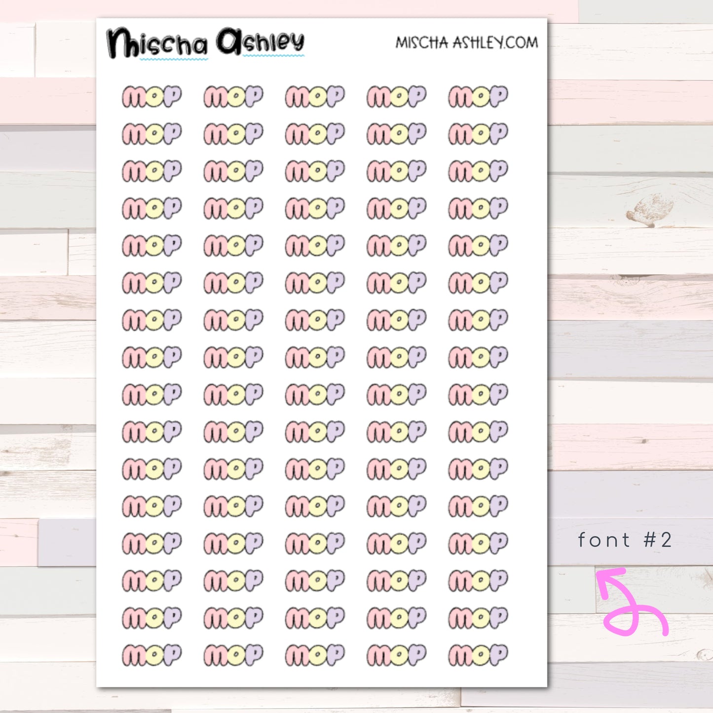 Script stickers | MOP