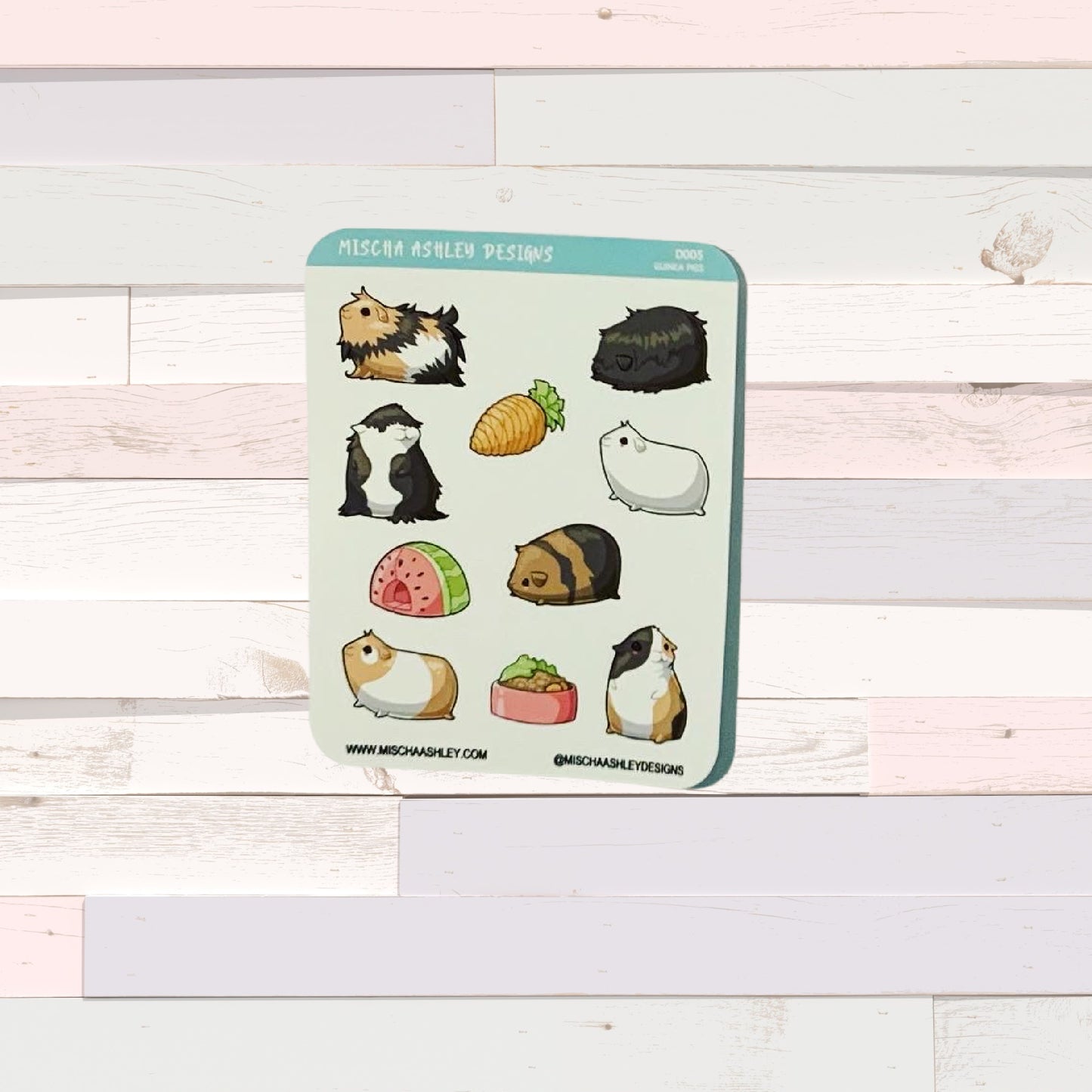 D005 - GUINEA PIG STICKERS