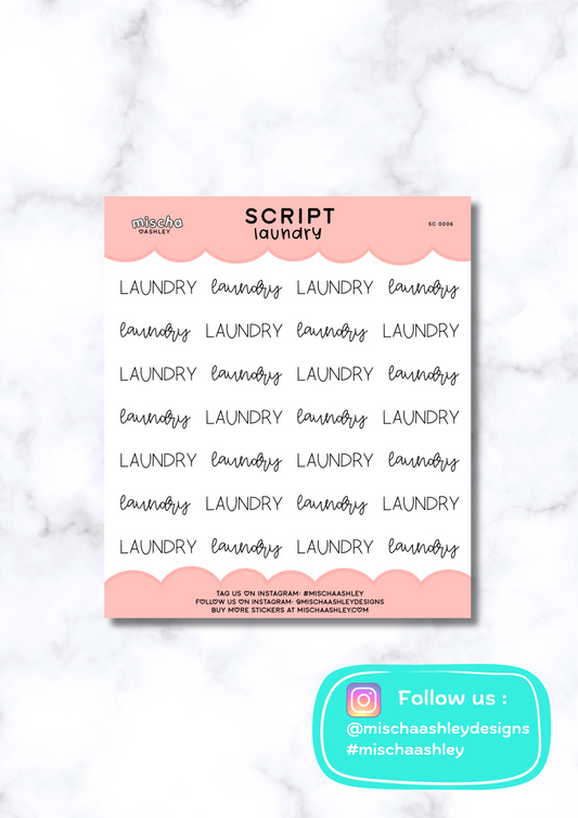 LAUNDRY script