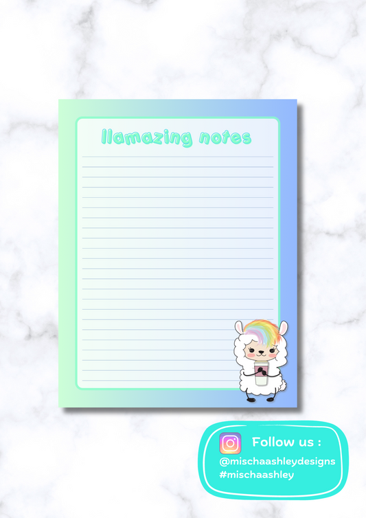 Llamazing Notes | Notepad