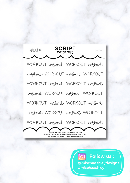 WORKOUT script FOIL