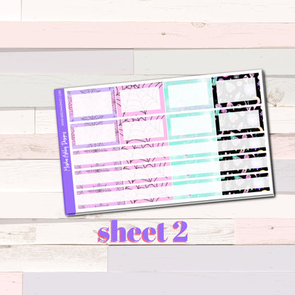Pretty Creepy - Weekly Sticker Kit - Erin Condren Vertical Planner