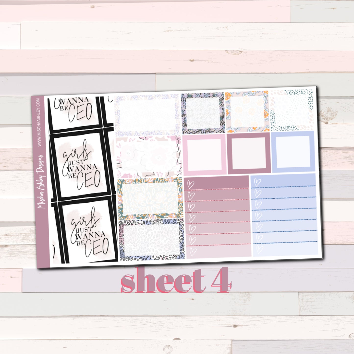 Girl Boss - Weekly Sticker Kit - Erin Condren Vertical Planner