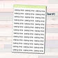 Script stickers | BAKING TIME
