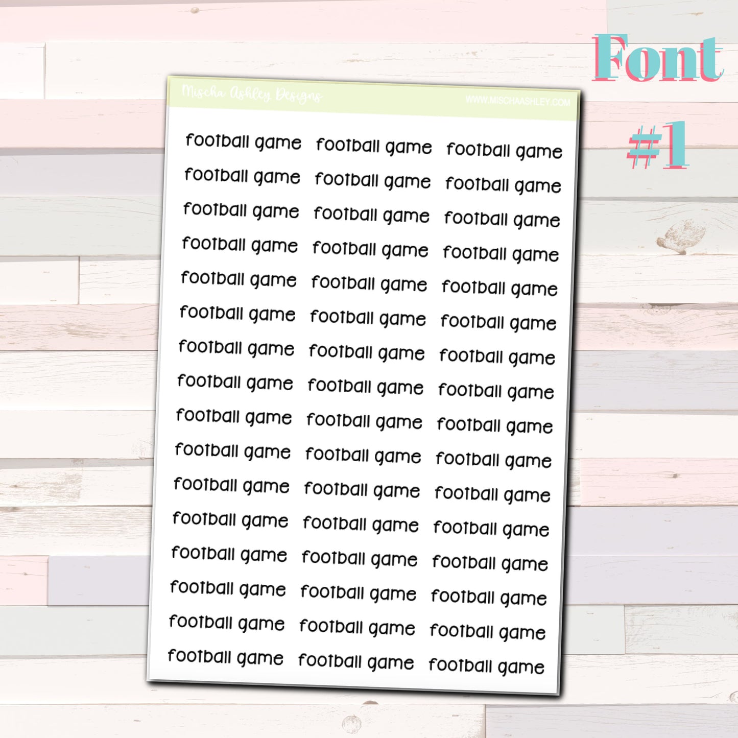 Script stickers | FOOTBALL GAME