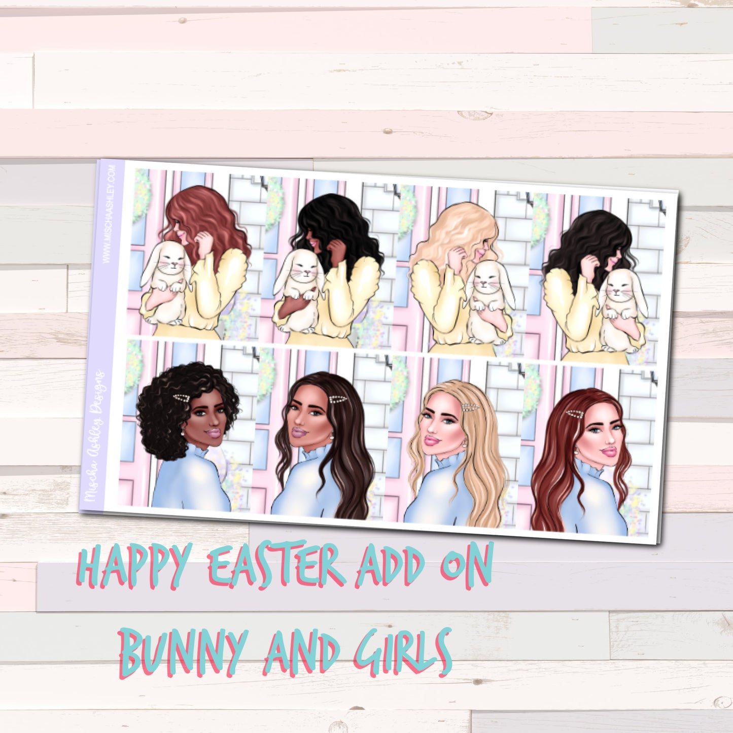 Happy Easter - Weekly Sticker Kit - Erin Condren Vertical Planner