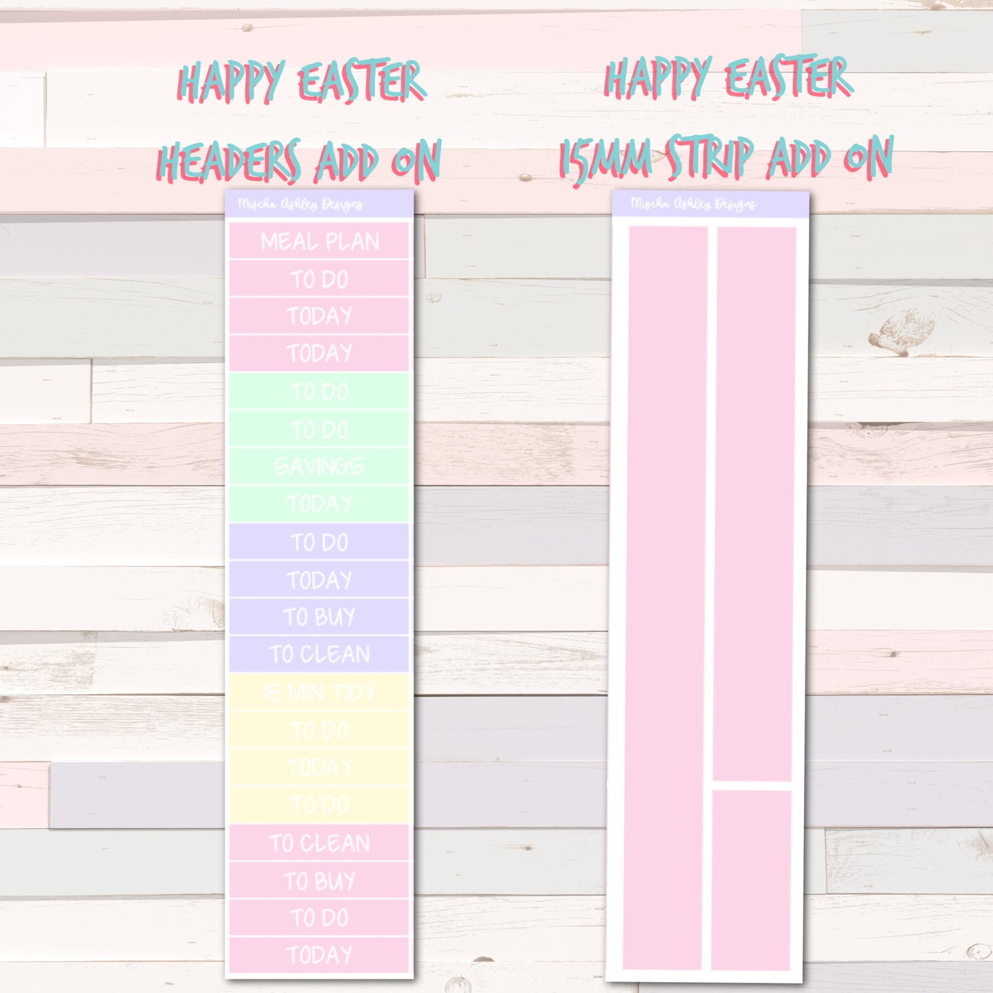 Happy Easter - Weekly Sticker Kit - Erin Condren Vertical Planner