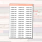 Script stickers | RUBBISH DAY