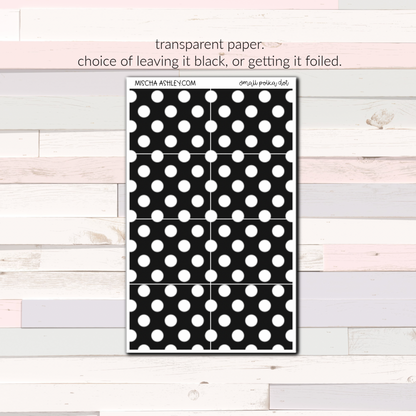 Foil | Underlay | Cow print, small polka dot, large polka dot, terrazzo, stripes