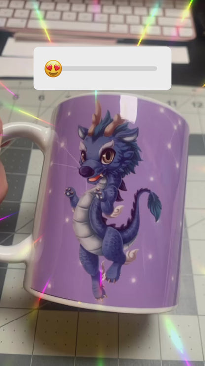 Cute baby dragon Mug | Cute cup | Cute mug