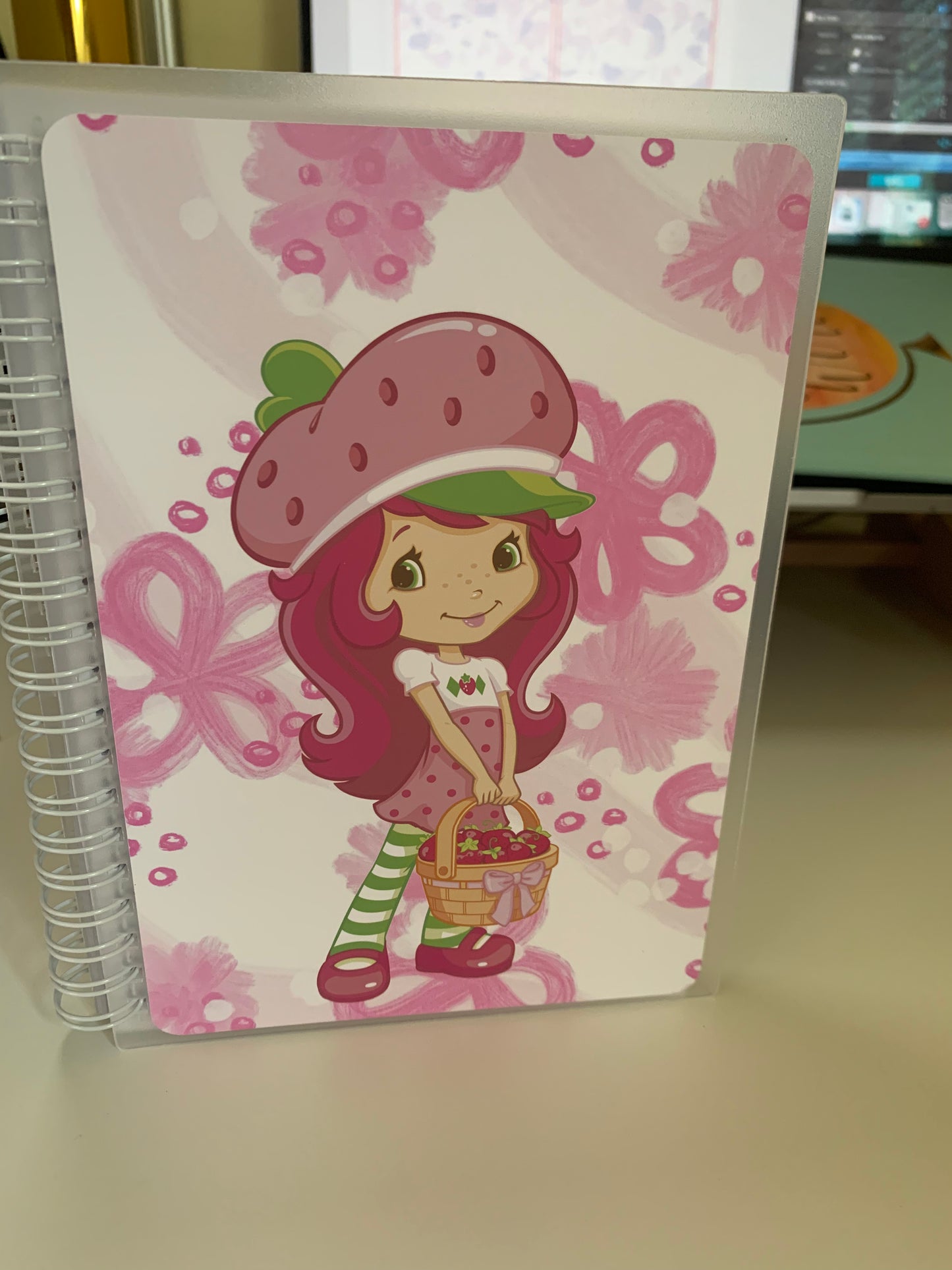 Reusable - sticker book - Sticker Album - Strawberry shortcake