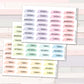 Date covers pastel - date headers